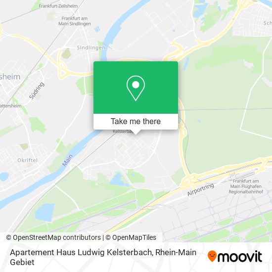 Apartement Haus Ludwig Kelsterbach map