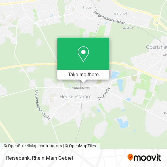 Карта Reisebank