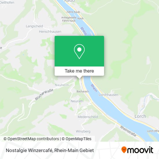 Nostalgie Winzercafé map