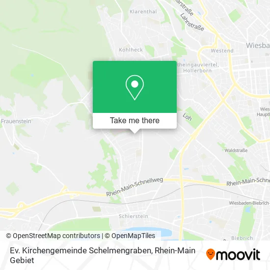 Карта Ev. Kirchengemeinde Schelmengraben