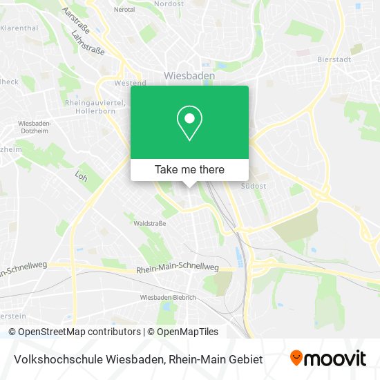 Volkshochschule Wiesbaden map
