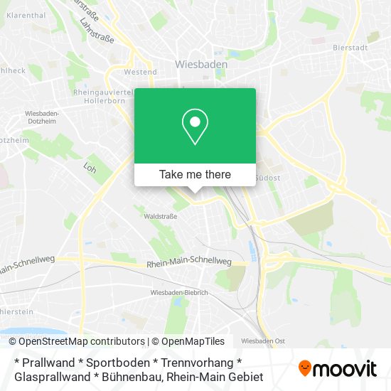 * Prallwand * Sportboden * Trennvorhang * Glasprallwand * Bühnenbau map