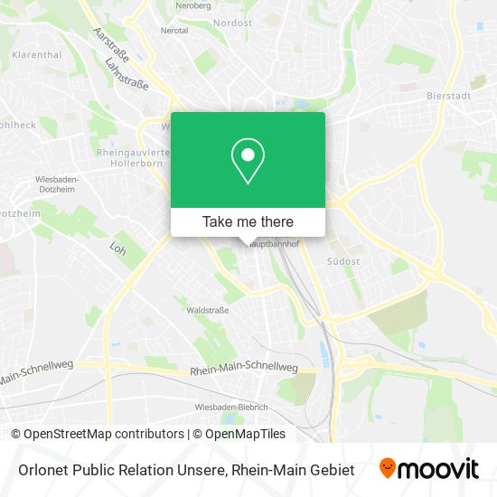 Orlonet Public Relation Unsere map