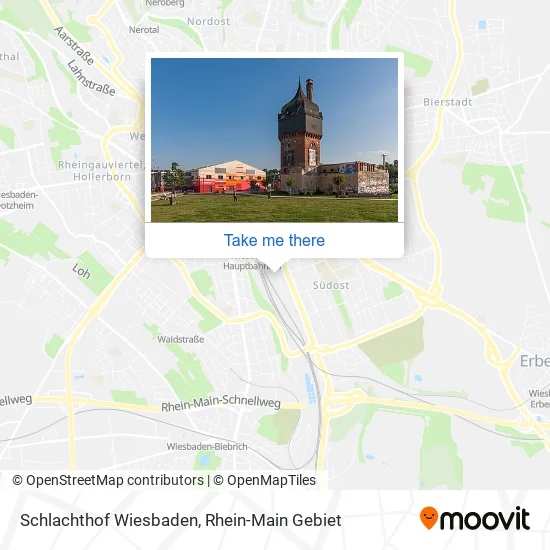 Карта Schlachthof Wiesbaden