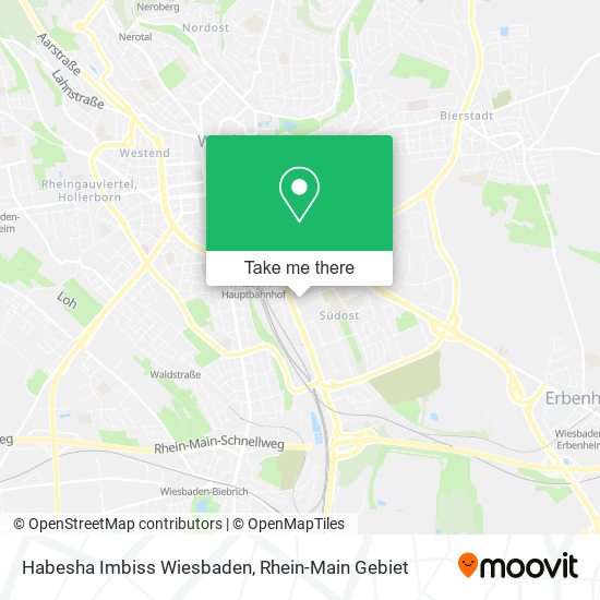 Карта Habesha Imbiss Wiesbaden