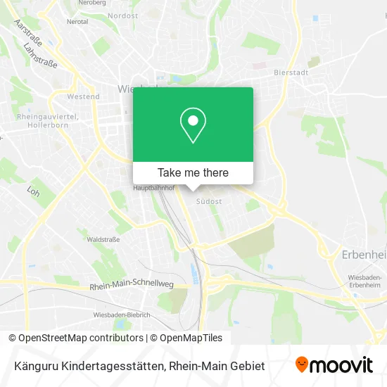 Карта Känguru Kindertagesstätten