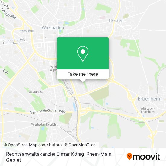 Rechtsanwaltskanzlei Elmar König map