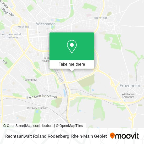Rechtsanwalt Roland Rodenberg map