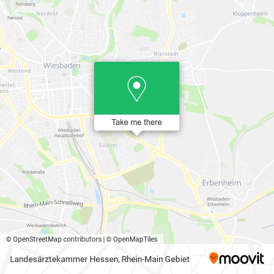 Landesärztekammer Hessen map
