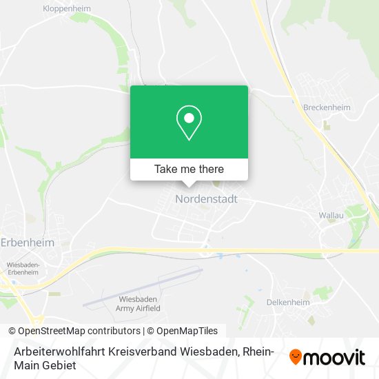Arbeiterwohlfahrt Kreisverband Wiesbaden map