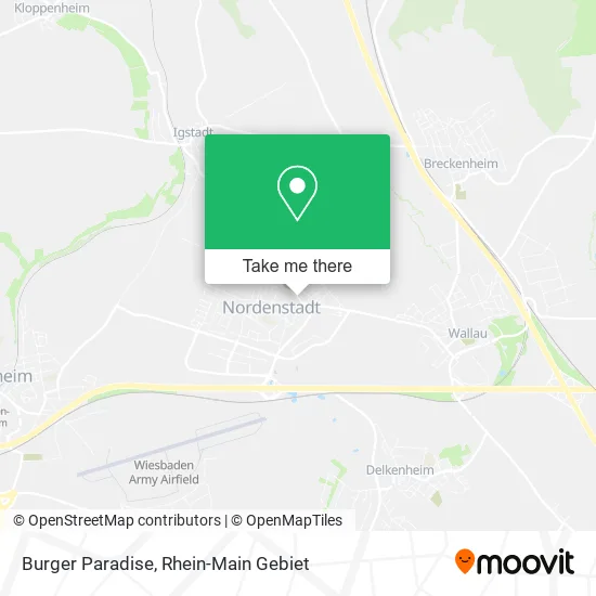 Карта Burger Paradise