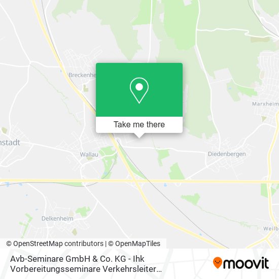 Avb-Seminare GmbH & Co. KG - Ihk Vorbereitungsseminare Verkehrsleiter Güterkraftverkehr map