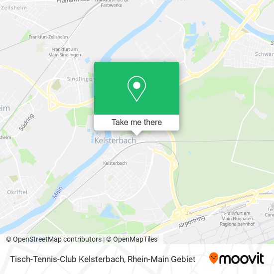 Tisch-Tennis-Club Kelsterbach map