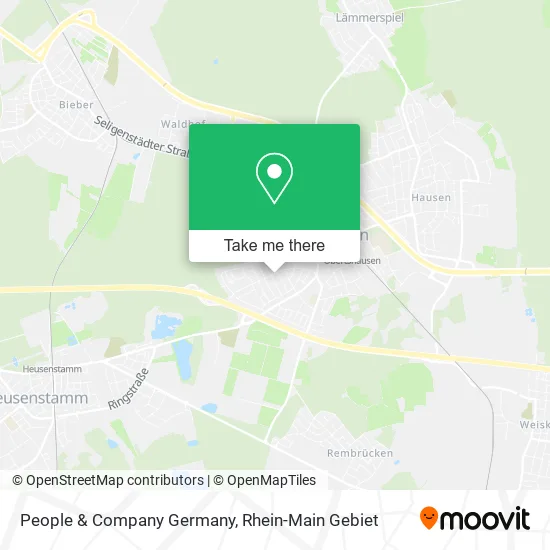 Карта People & Company Germany