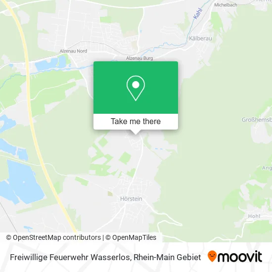 Карта Freiwillige Feuerwehr Wasserlos