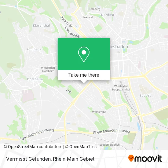 Карта Vermisst Gefunden