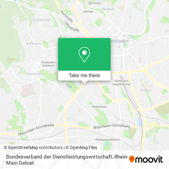 Bundesverband der Dienstleistungswirtschaft map