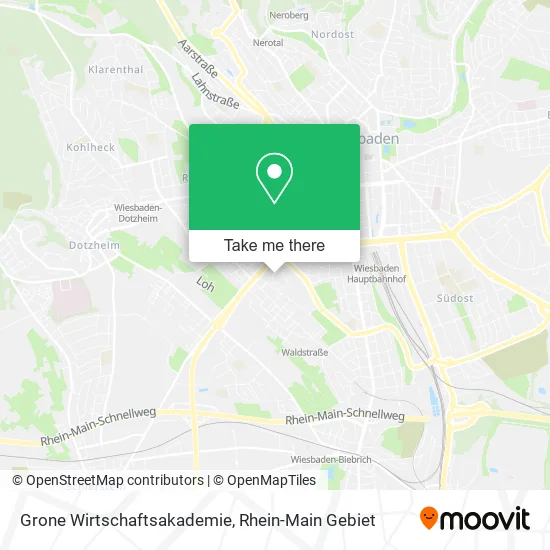 Карта Grone Wirtschaftsakademie