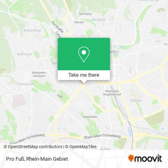 Карта Pro Fuß