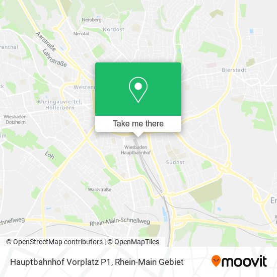 Hauptbahnhof Vorplatz P1 map
