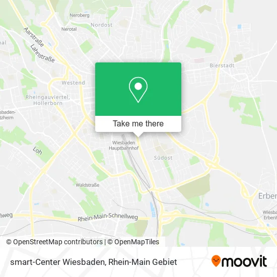 Карта smart-Center Wiesbaden