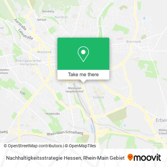 Карта Nachhaltigkeitsstrategie Hessen