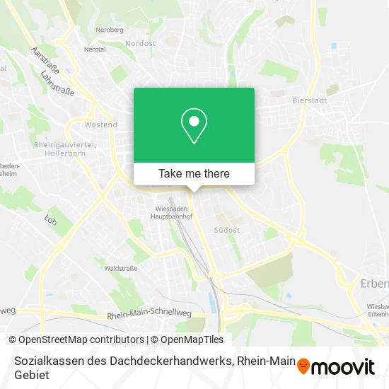 Карта Sozialkassen des Dachdeckerhandwerks