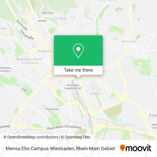 Mensa Ebs Campus Wiesbaden map