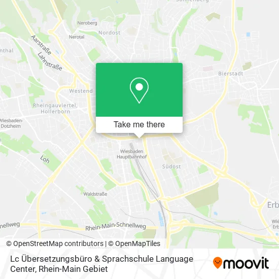 Карта Lc Übersetzungsbüro & Sprachschule Language Center