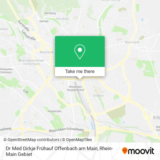 Карта Dr Med Dirkje Frühauf Offenbach am Main