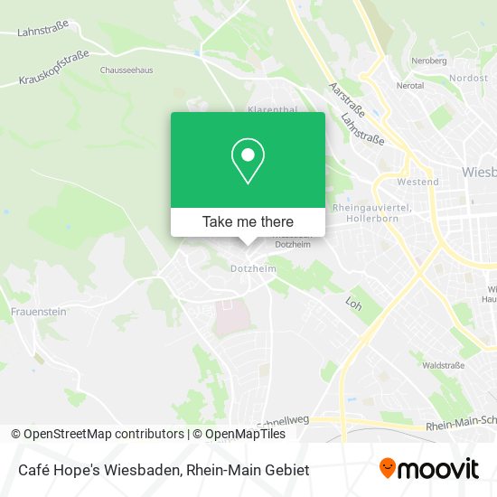 Café Hope's Wiesbaden map