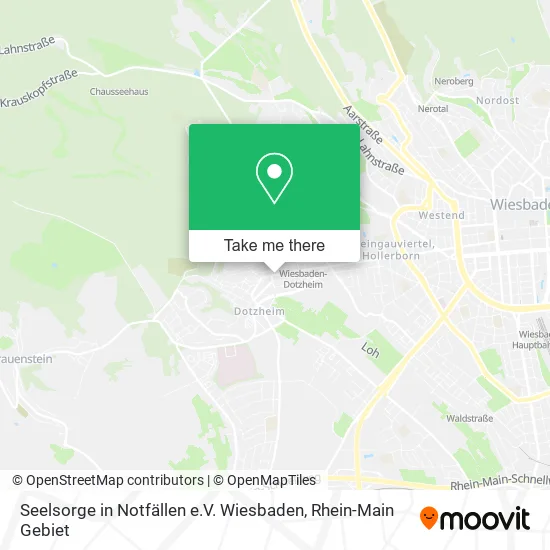 Карта Seelsorge in Notfällen e.V. Wiesbaden
