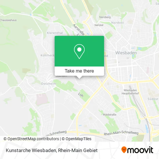 Карта Kunstarche Wiesbaden