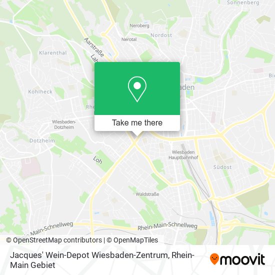 Jacques' Wein-Depot Wiesbaden-Zentrum map