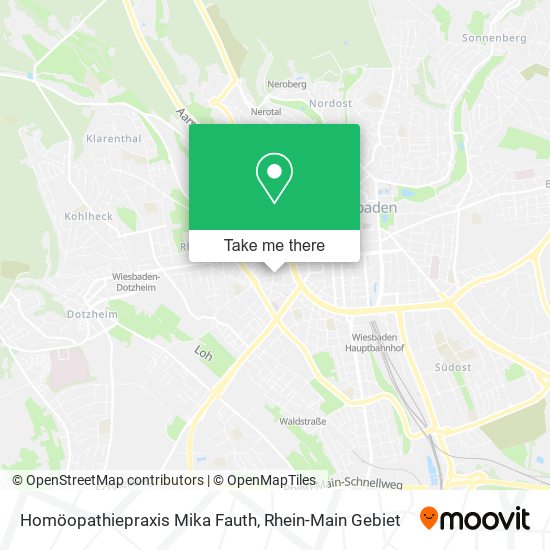 Карта Homöopathiepraxis Mika Fauth