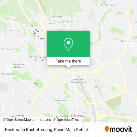 Beckmann Baubetreuung map