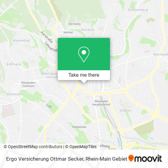 Карта Ergo Versicherung Ottmar Secker