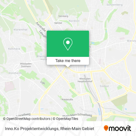 Карта Inno.Ko Projektentwicklungs