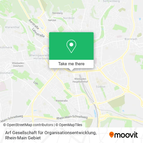 Карта Arf Gesellschaft für Organisationsentwicklung