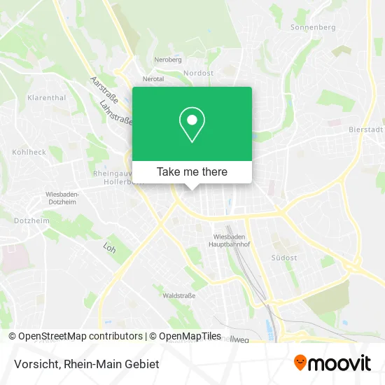 Карта Vorsicht