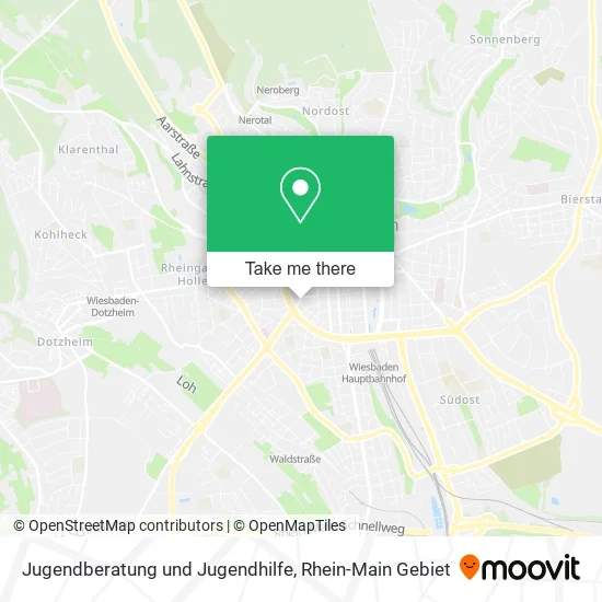 Карта Jugendberatung und Jugendhilfe