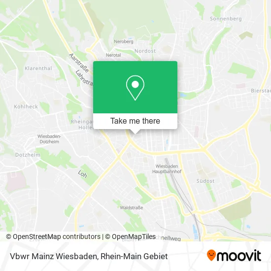 Карта Vbwr Mainz Wiesbaden