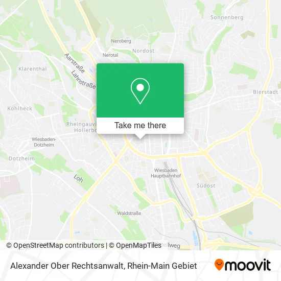 Карта Alexander Ober Rechtsanwalt