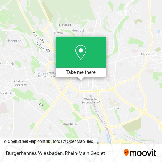 Карта Burgerhannes Wiesbaden