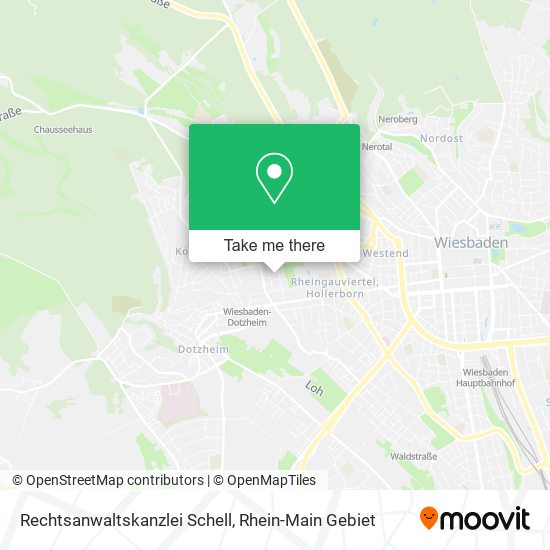 Rechtsanwaltskanzlei Schell map