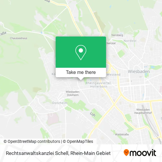 Rechtsanwaltskanzlei Schell map