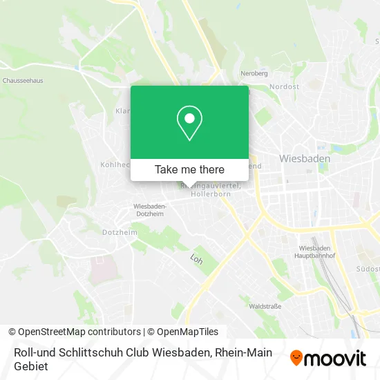 Карта Roll-und Schlittschuh Club Wiesbaden