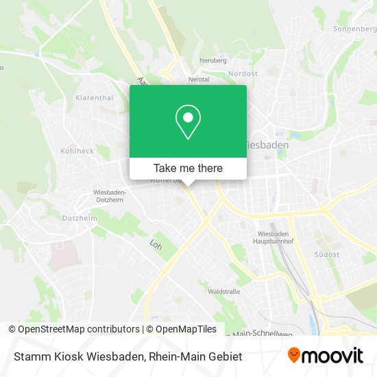 Карта Stamm Kiosk Wiesbaden