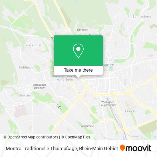 Montra Traditionelle Thaimaßage map