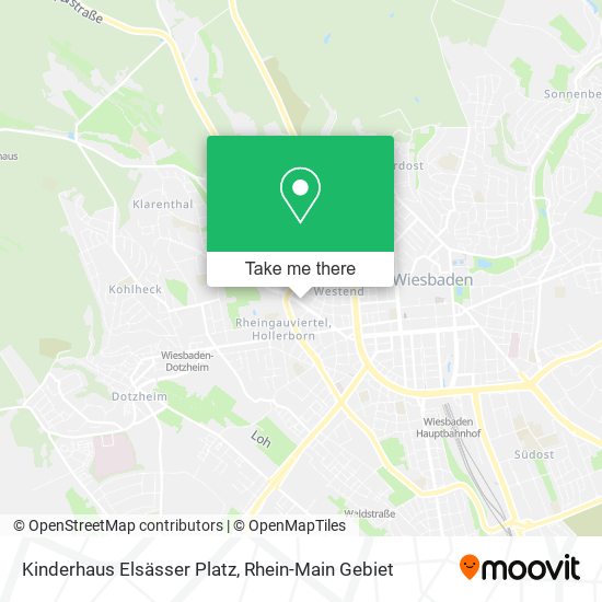 Kinderhaus Elsässer Platz map
